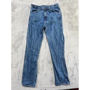 Vintage Rustler Jeans Mens 36x36 Blue Denim Straight Fit Western Rodeo‎ Ranch